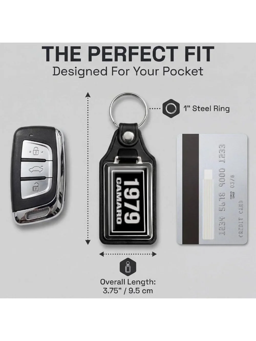 Classic Camaro Keychain - Brotherhood Car Key Chain for Classic Models, Auto